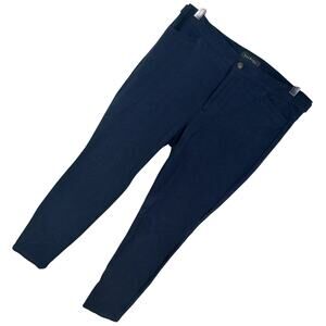 TALBOTS! DEEP NAVY BLUE SKINNY LEXINGTON STRETCH PANTS, SLACKS, TROUSERS! SZ 8P